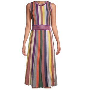 NEW Anthropologie x Allison New York Striped Multicolor Knit Maxi NWT - Size S